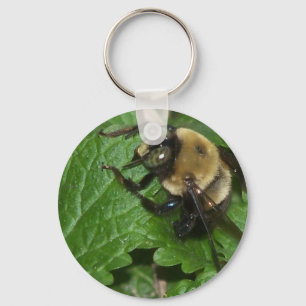 Bee on Lemon Balm Sleutelhanger