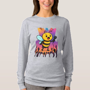Bee on Stage beroemd gemaakt door Rap Vibes T-shirt