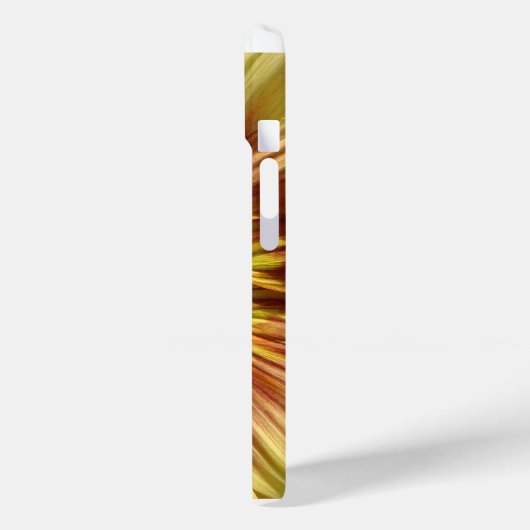 Bee on Sunflower phone case (Achterkant / Links)