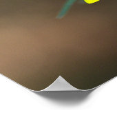 Bee on Yellow Wildflower Poster (Hoek)