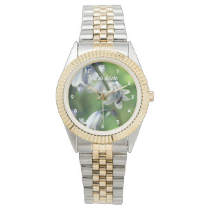 Bee op blauwbaars, speciaal gepersonaliseerd horloge
