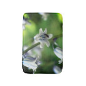 Bee op blauwe kieuwventiel Sluiten Badmat (Voorkant Verticaal)