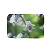 Bee op blauwe kieuwventiel Sluiten Badmat (Voorkant)