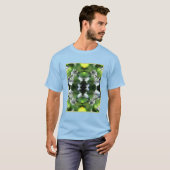 Bee op Bluebell Flower Abstract T-shirt (Voorkant volledig)