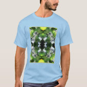 Bee op Bluebell Flower Abstract T-shirt (Voorkant)