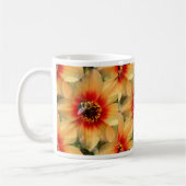 Bee op Dahlia Koffiemok (Links)