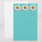 Bee op Daisy Alaskan Summer Natuur Foto Briefpapier (Voorkant / Achterkant)