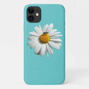 Bee op Daisy Alaskan Summer Natuur Foto Case-Mate iPhone Case