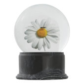 Bee op Daisy Alaskan Summer Natuur Foto Sneeuwbol (Achterkant)