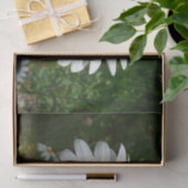 Bee op Daisy Alaskan Summer Natuur Foto Tissuepapier (Geschenk)