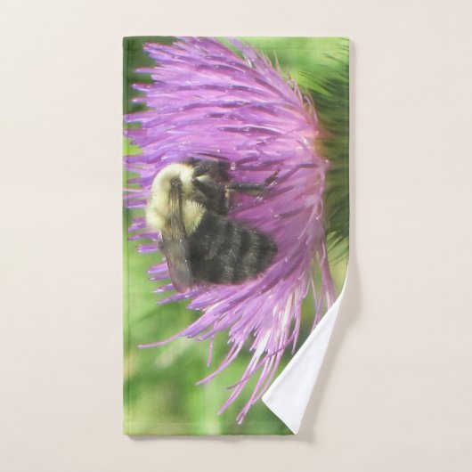 Bee op de fles bad handdoek (Handdoek)