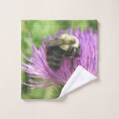 Bee op de fles bad handdoek (Wasdoekje)