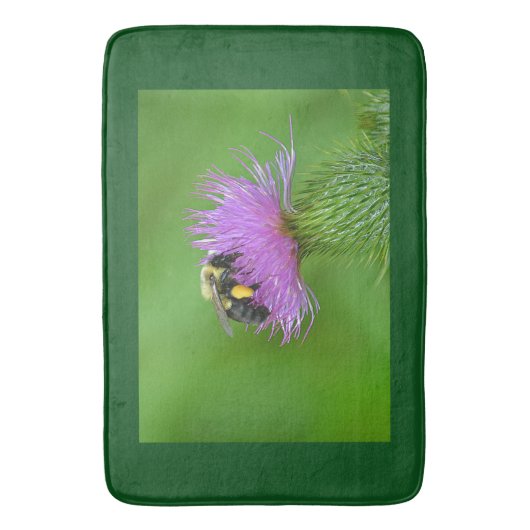 Bee op de fles badmat (Voorkant Verticaal)