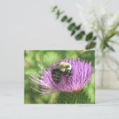 Bee op de fles briefkaart (Staand voorkant)