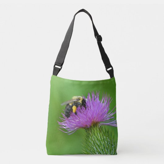 Bee op de fles crossbody tas (Voorkant)