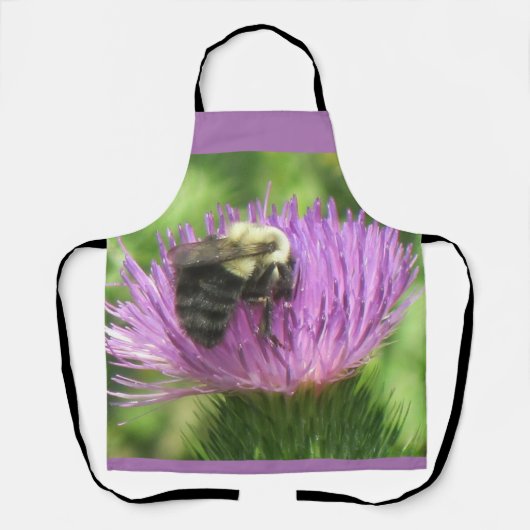 Bee op de fles schort (Voorkant)