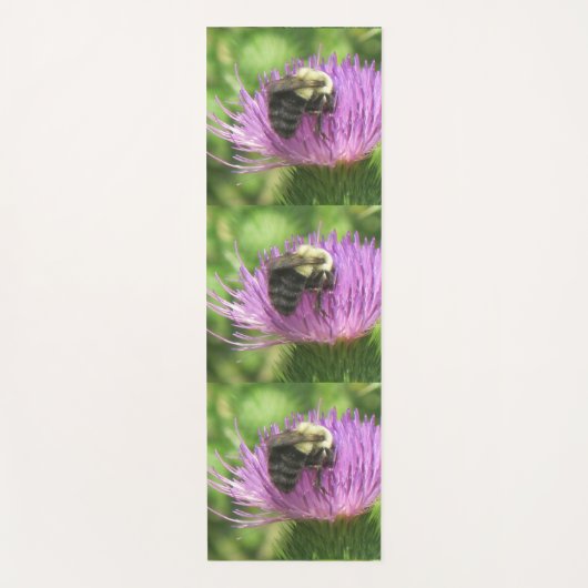 Bee op de fles yogamat (Voorkant)