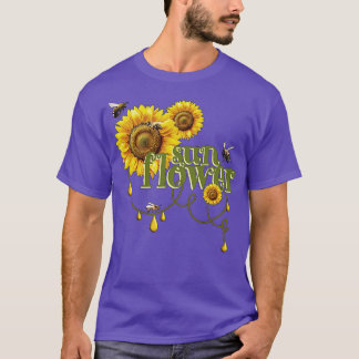 BEE OP EEN SUNFLOWER T-SHIRT