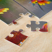 Bee op Gaillardia Jigzaag Puzzle Legpuzzel (Zijkant)