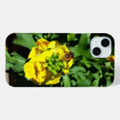 Bee op gele bloemen Case-Mate iPhone case (Achterkant (horizontaal))