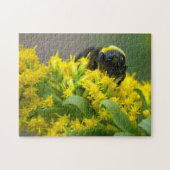 Bee op gele bloesems Puzzle Legpuzzel (Horizontaal)