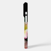 Bee op roze gele rozenbloemen Case-Mate iPhone case (Achterkant / Links)