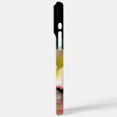 Bee op roze gele rozenbloemen Case-Mate iPhone case (Achterkant / Links)