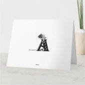 Bee op roze gele rozenbloemen kaart (Achterkant)