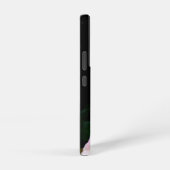 Bee op roze gele rozenbloemen samsung galaxy hoesje (Rechterkant)