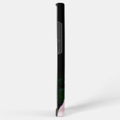 Bee op roze gele rozenbloemen samsung galaxy hoesje (Rechterkant)