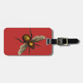 Bee op Scarlet Bagagelabel (Voorkant horizontaal)