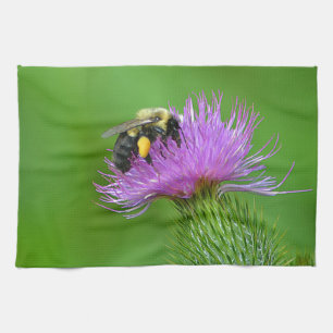 Bee op Thistle Kitchen Towel Theedoek