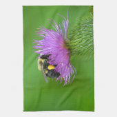 Bee op Thistle Kitchen Towel Theedoek (Verticaal)