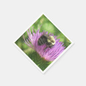 Bee op Thistle Napkin Servetten (Hoek)