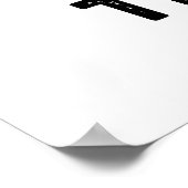 Bee op Thyme Funny Herb Insect Pun Poster (Hoek)