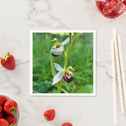 Bee orchidee papier servetten (Insitu)
