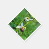 Bee orchidee papier servetten (Hoek)