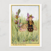 Bee Orchis Fairy Briefkaart (Voorkant)