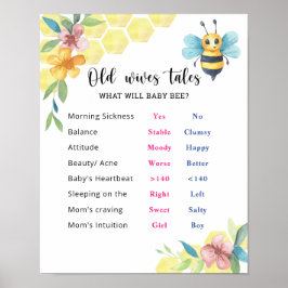 Bee Oude vrouwen Schoolschoudervrouwen Poster