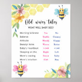 Bee Oude vrouwen Schoolschoudervrouwen Poster (Voorkant)