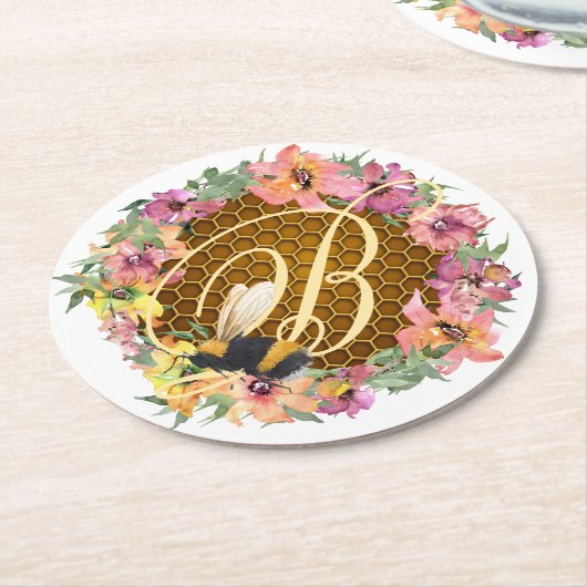 Bee Paper Onderzetter (Gebogen)