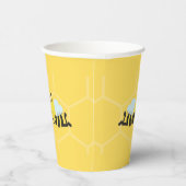 Bee Party gepersonaliseerd Papieren Bekers (Rechts)