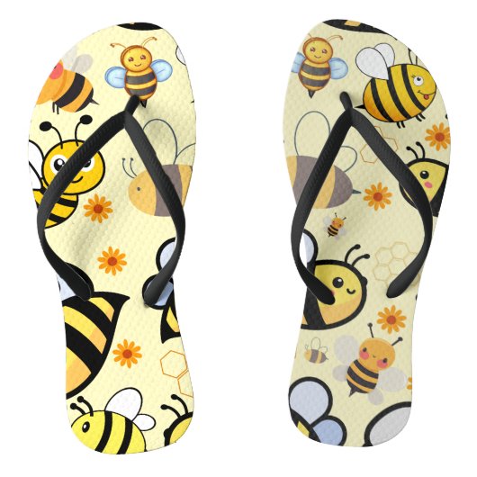 Bee Pattern: Prachtig design geïnspireerd door de Teenslippers (Voetbed)