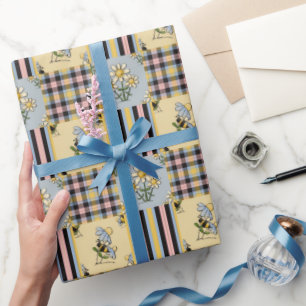 Bee Pattern-verpakkingspapier Cadeaupapier
