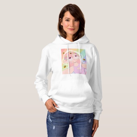 Bee Perfect - design by Hanna Ullman Hoodie (Voorkant volledig)