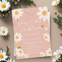 Bee Pink Daisy Schattige Bay Bee Baby shower