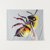 Bee pop kunst wandkleed (Voorkant (horizontaal))