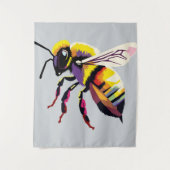 Bee pop kunst wandkleed (Voorkant)