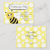 Bee Predication Card Informatiekaartje (Voorkant / Achterkant)