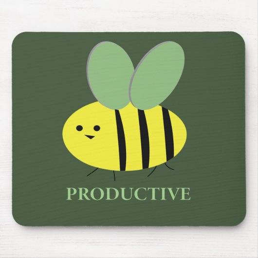 Bee Productive, Green Muismat (Voorkant)